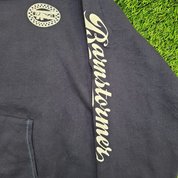 Vintage 90s Barnstormer Hoodie Womens XL 22x22 Crop Boxy USA - Picture 8 of 15